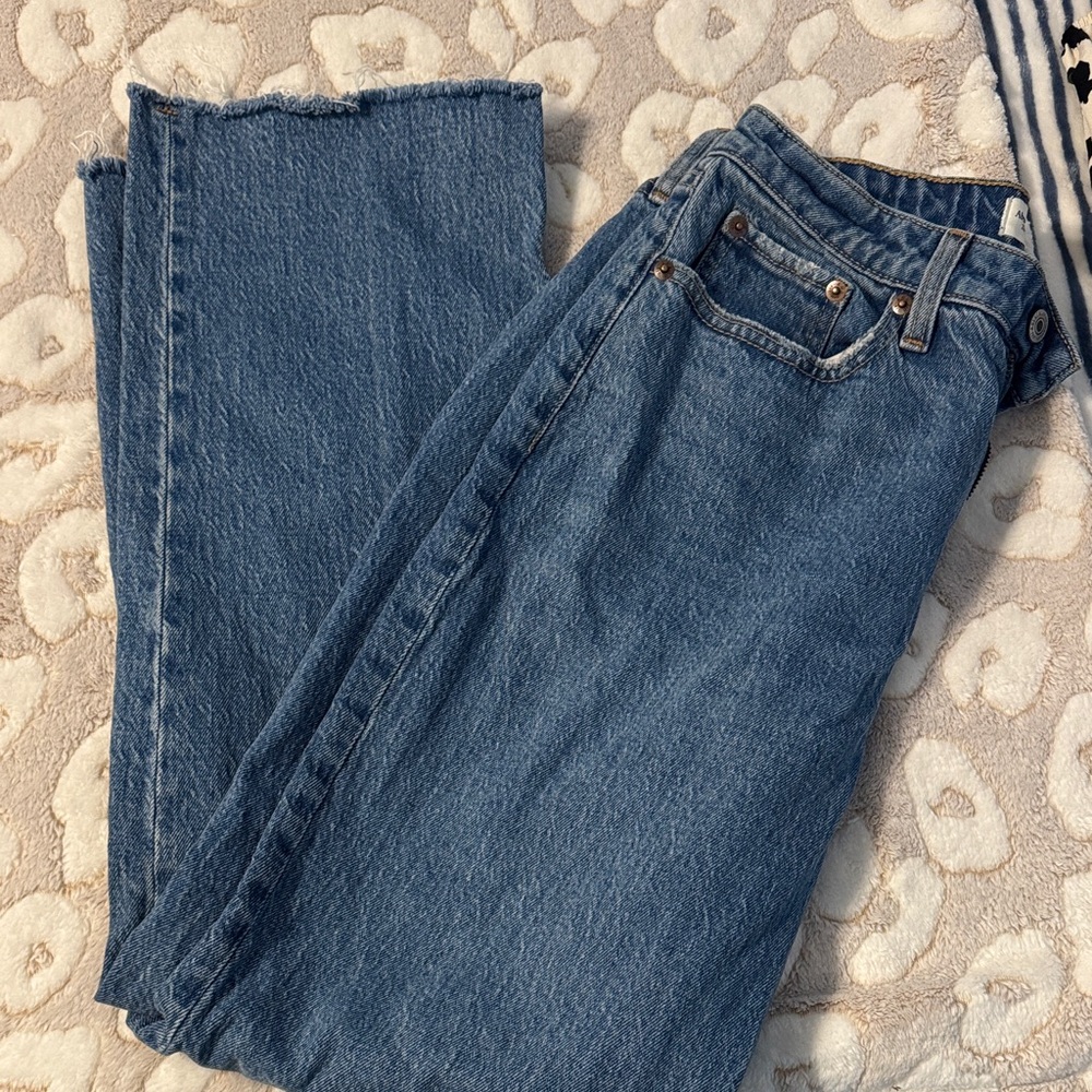 Abercrombie & Fitch Blue Flare Jeans
